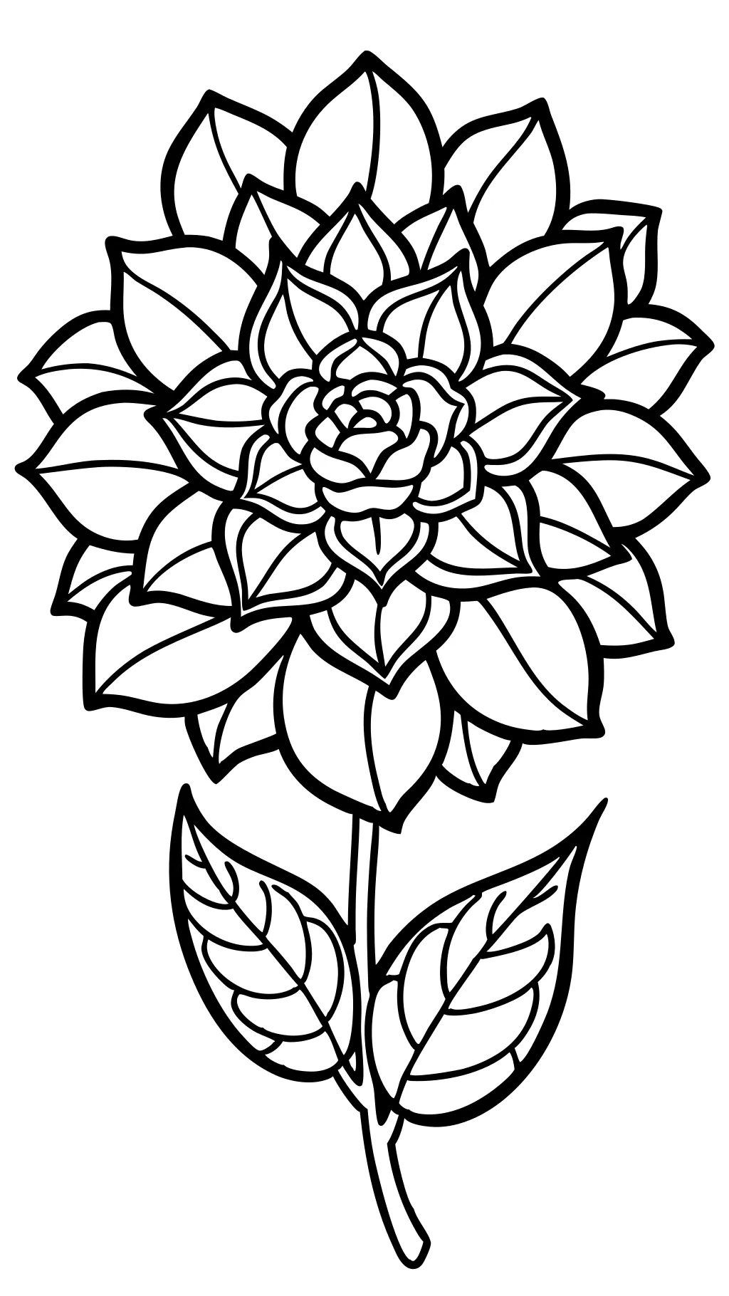 free flower coloring pages for adults